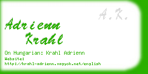 adrienn krahl business card